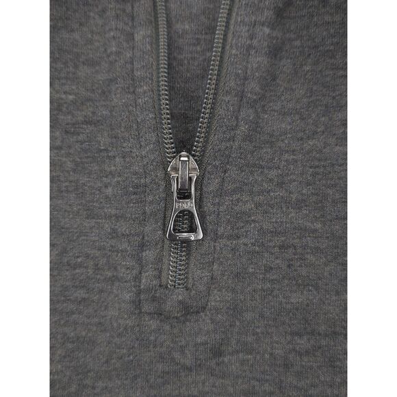 Men's Gray Polo Ralph Lauren Performance Quarter Zip Pullover Shirt Size XL - Picture 3 of 4